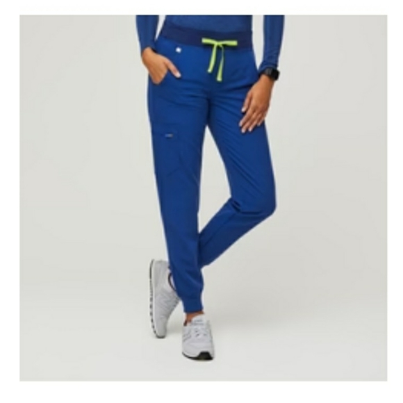 Used figs jogger scrub pants XS/P,Electric blue. In good condition - Picture 2 of 2